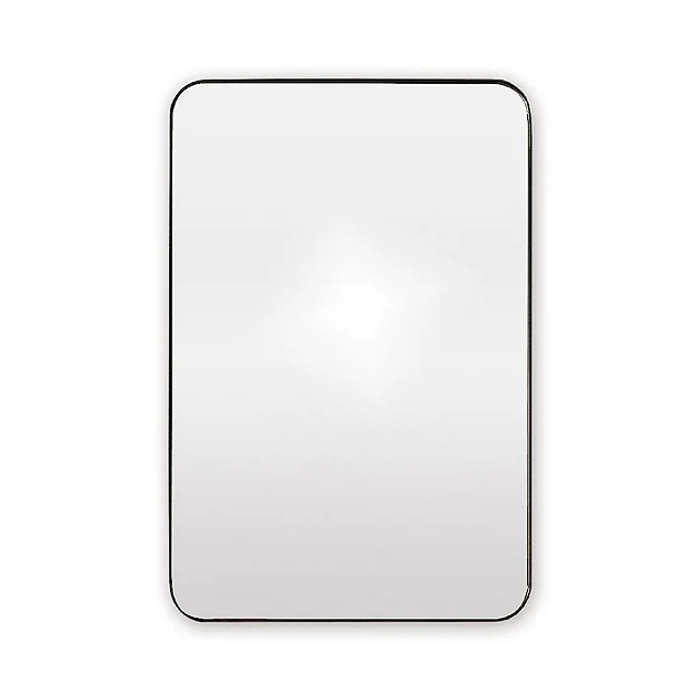Venice Black Frame 500 X 750mm Rectangular Mirror 4 Venice Black Frame 500 X 750mm Rectangular Mirror - Image 2