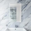 Venice White 500 X 800mm Rectangular Mirror