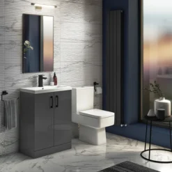 Venice Black 500 X 800mm Rectangular Mirror