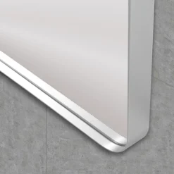 Venice White Frame 1500 X 500mm Rectangular Mirror -Bathroom Furniture venwf5075 d1 1