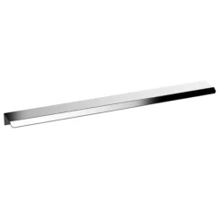 Venice Fluted 500mm Grey Vanity Unit - Wall Hung Single Drawer Unit With Chrome Handle