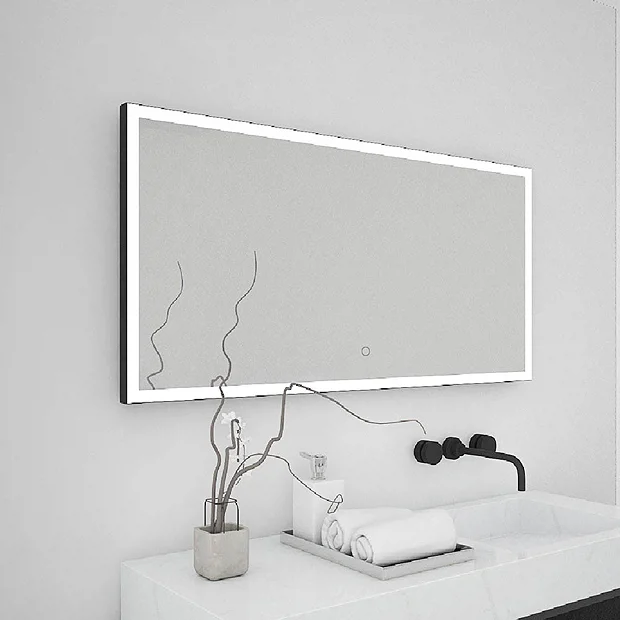 Venice Black 1000 X 700mm LED Illuminated Mirror With Demister Pad 5 Venice Black 1000 X 700mm LED Illuminated Mirror With Demister Pad - Image 3
