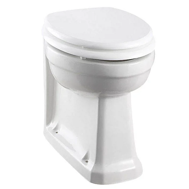 Burlington 60 Back To Wall Unit & Pan (excluding Seat) - Classic Grey 5 Burlington 60 Back To Wall Unit & Pan (excluding Seat) - Classic Grey - Image 3