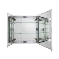 Croydex Newton Double Door Bi-View Mirror Cabinet With FlexiFix 9 Croydex Newton Double Door Bi-View Mirror Cabinet With FlexiFix -Bathroom Furniture wc102069 d2