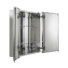 Croydex Newton Double Door Bi-View Mirror Cabinet With FlexiFix -Bathroom Furniture wc102069 d3