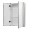 Croydex Anton Double Door Stainless Steel Mirrored Bathroom Cabinet 2 Croydex Anton Double Door Stainless Steel Mirrored Bathroom Cabinet -Bathroom Furniture wc756105ai2