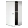 Croydex Trent Lockable Medicine Cabinet - Stainless Steel 2 Croydex Trent Lockable Medicine Cabinet - Stainless Steel -Bathroom Furniture wc846005l