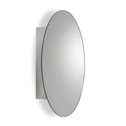 Croydex Tay Oval Mirrored Door Cabinet