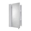 Croydex Dawley White Steel Single Door Mirror Cabinet With FlexiFix -Bathroom Furniture wc930022 d4