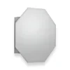 Croydex Favo Octagonal Mirrored Door Cabinet With Bevelled Edging 1 Croydex Favo Octagonal Mirrored Door Cabinet With Bevelled Edging -Bathroom Furniture wc970005 d4